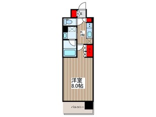 シーズンフラッツ日暮里EASTの物件間取画像